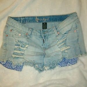 💥 EUC sz 5 Cutoff distressed Jean Shorts 😍💥